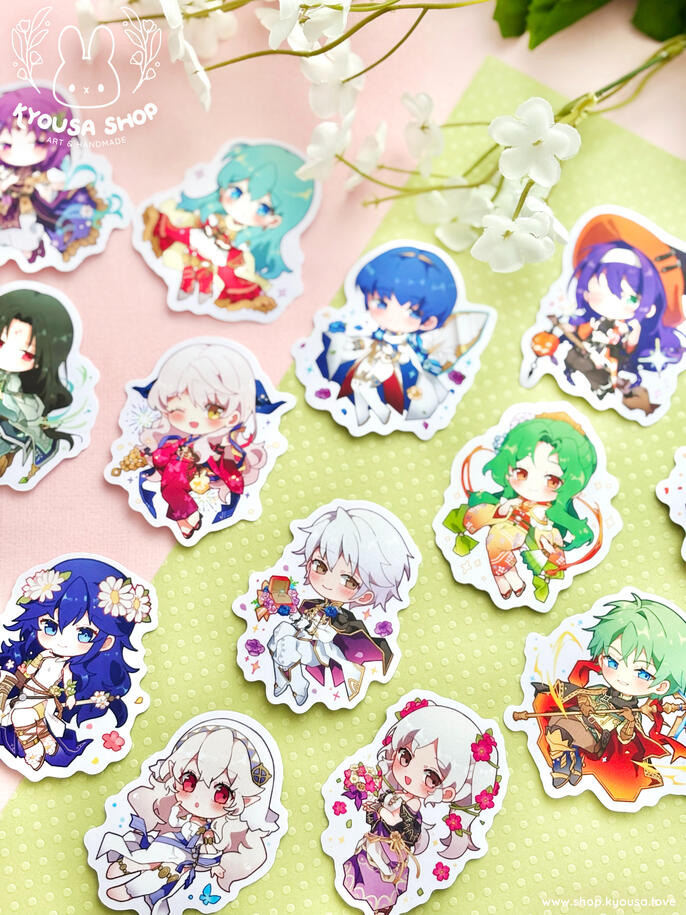 Fire Emblem Vinyl Stickers