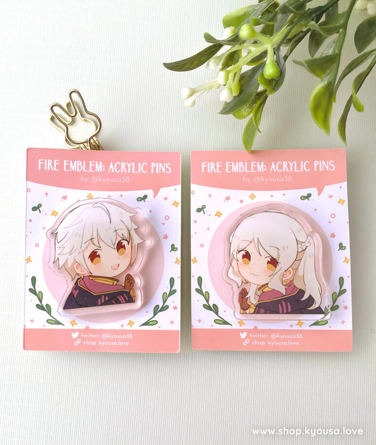 Fire Emblem Acrylic Pins