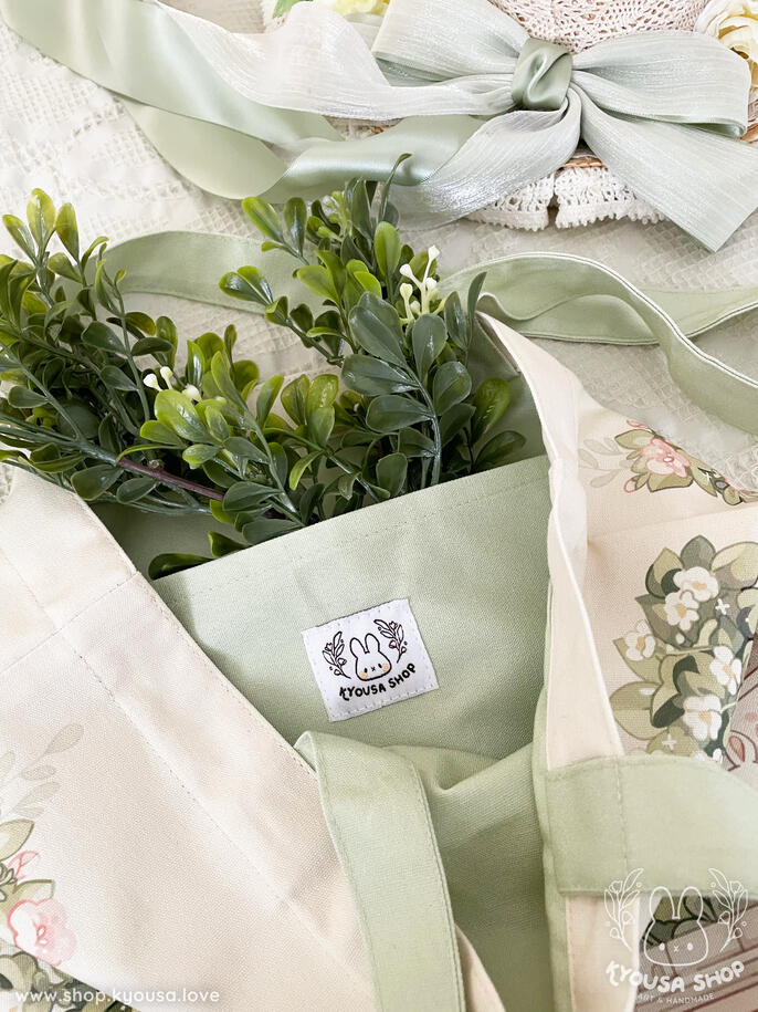 Bunny Garden Tote Bag