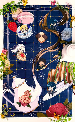 Tea towel designed by @amaicandy